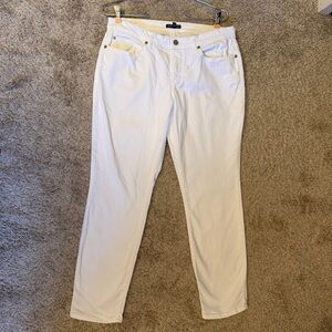 Eileen Fisher Women's Straight Leg Jeans - Cream